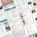 airbnb welcome book beach home